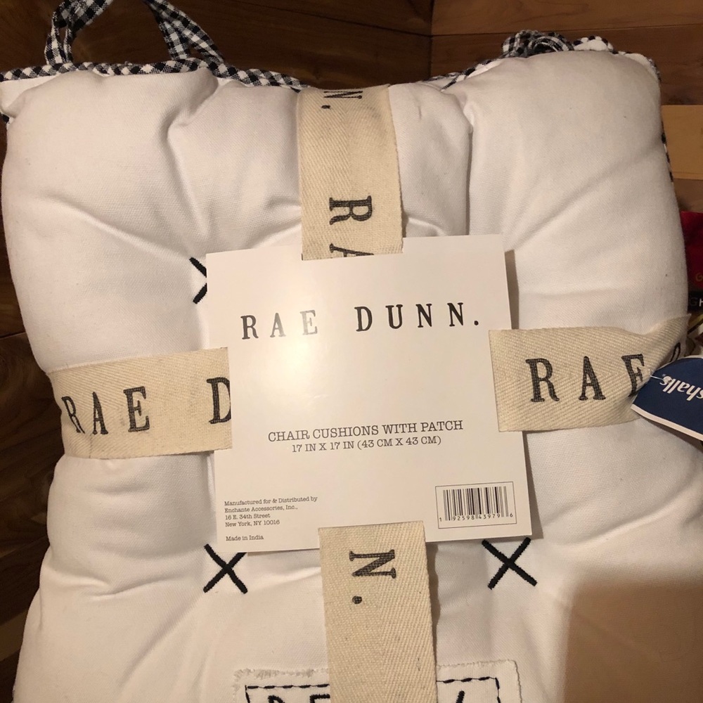 Rae Dunn Chair Cushions